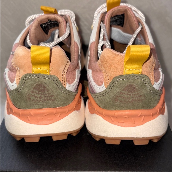 NWT Flower Mountain Yamano Sneakers in Pink-Khaki-Purple - Picture 8 of 13
